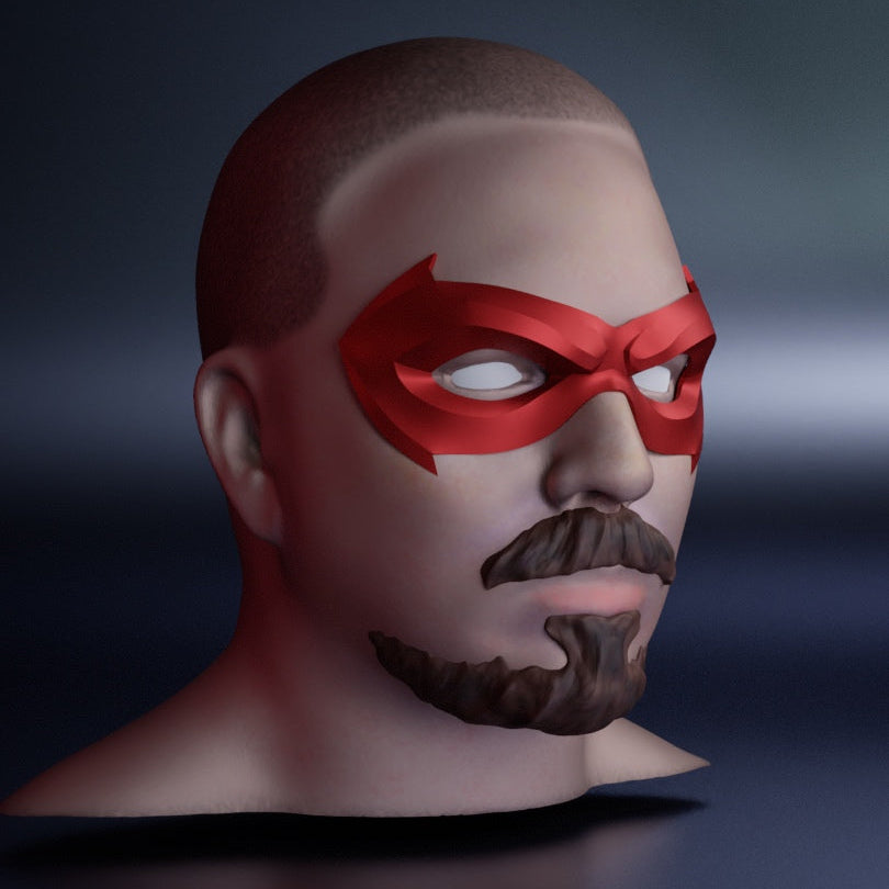 Ronin Domino Mask: Wearable 3D Print File