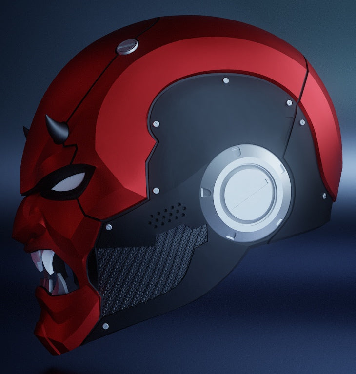 Oni Helmet V2: Wearable 3D Print File