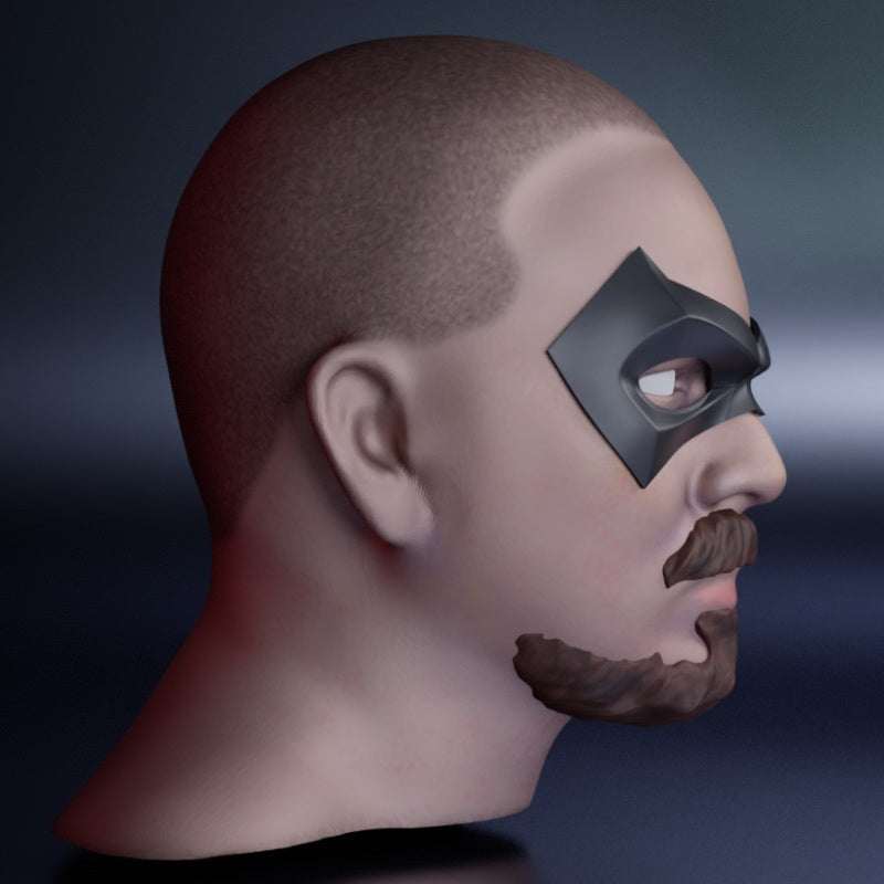 Vigilante Domino Mask: Wearable 3D Print File