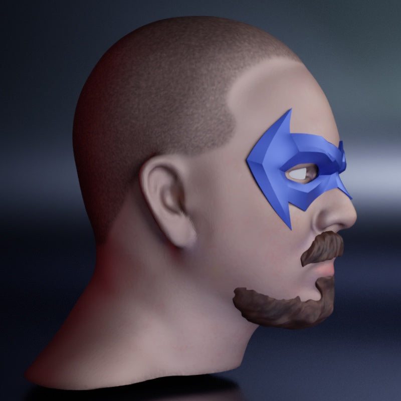 Mateo Domino Mask: Wearable 3D Print File