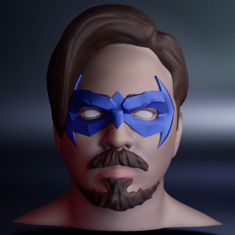 Mateo Domino Mask: Wearable 3D Print File