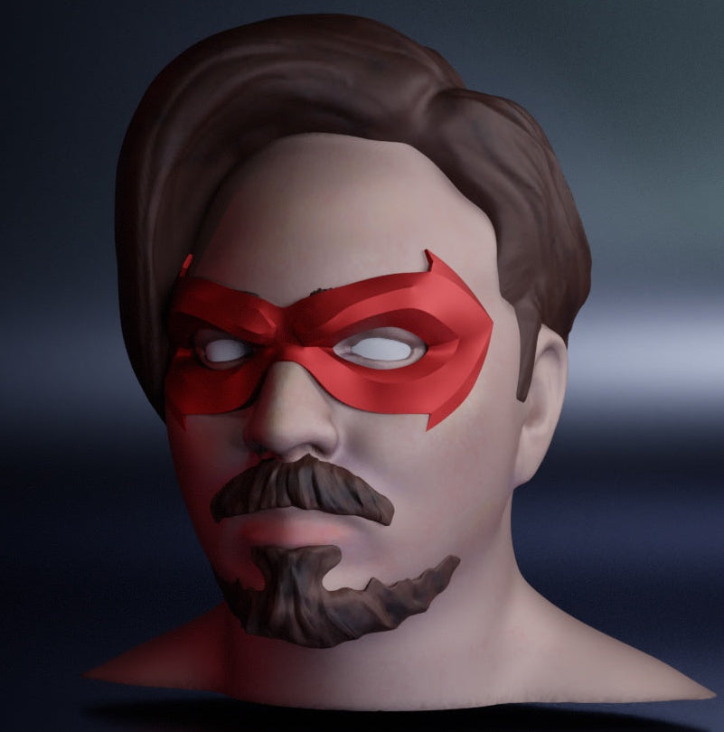 Ronin Domino Mask: Wearable 3D Print File