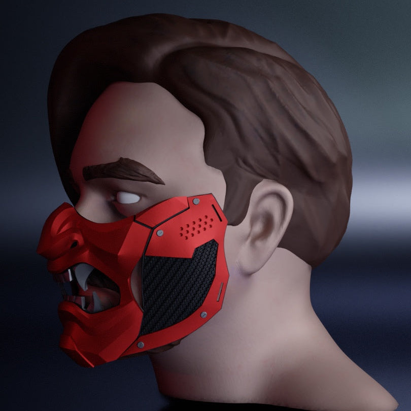 Oni Mask: Wearable 3D Print File