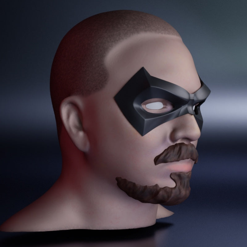 Vigilante Domino Mask: Wearable 3D Print File
