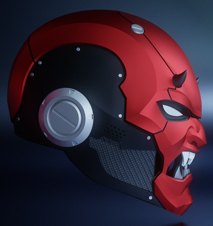 Oni Helmet V2: Wearable 3D Print File