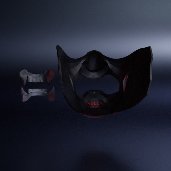 Oni Mask: Wearable 3D Print File