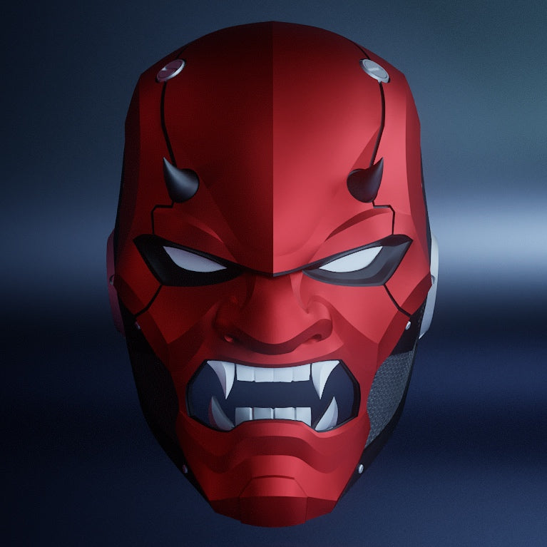 Oni Helmet V2: Wearable 3D Print File