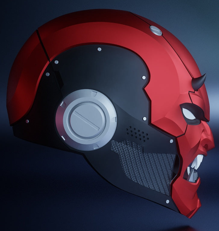Oni Helmet V2: Wearable 3D Print File