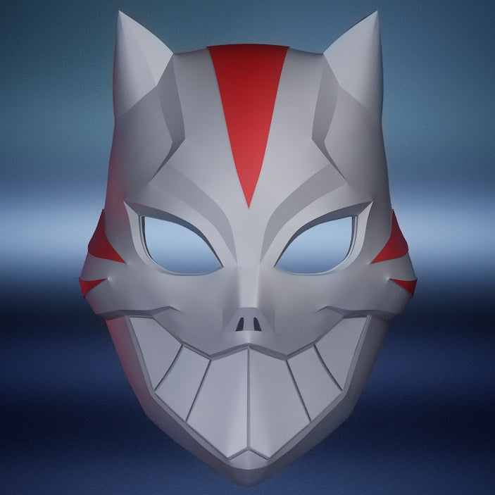 Young Justice Cheshire Mask: Wearable 3D Print File