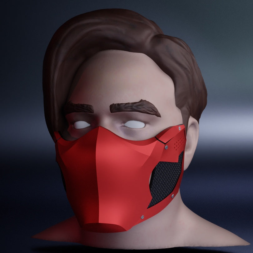 Ronin Mask: Wearable 3D Print File