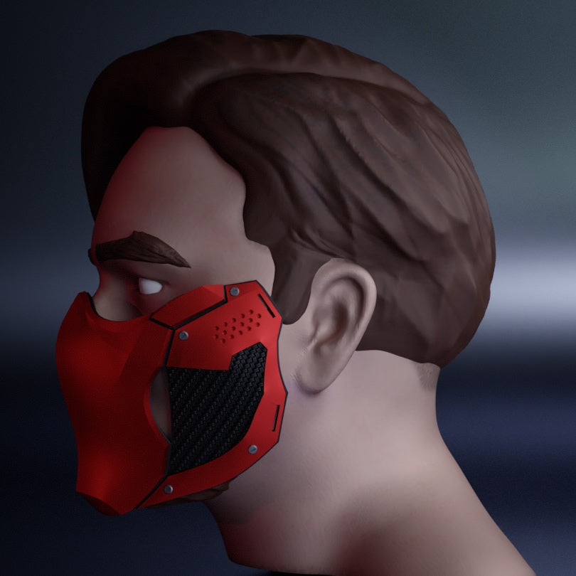 Ronin Mask: Wearable 3D Print File