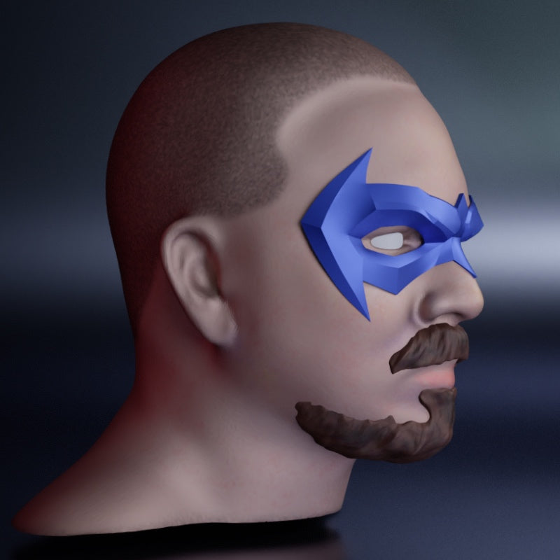 Mateo Domino Mask: Wearable 3D Print File