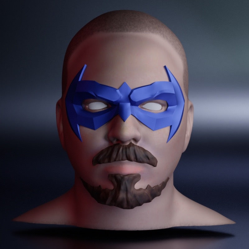 Mateo Domino Mask: Wearable 3D Print File