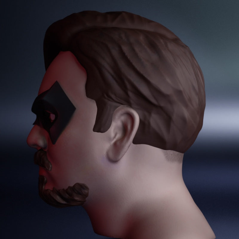 Vigilante Domino Mask: Wearable 3D Print File