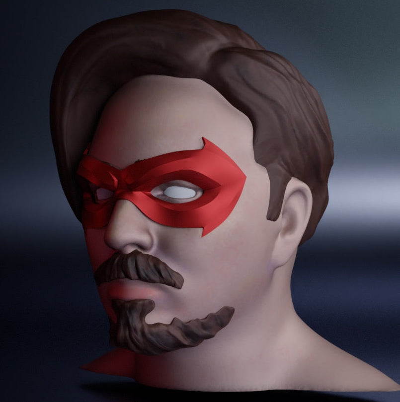 Ronin Domino Mask: Wearable 3D Print File