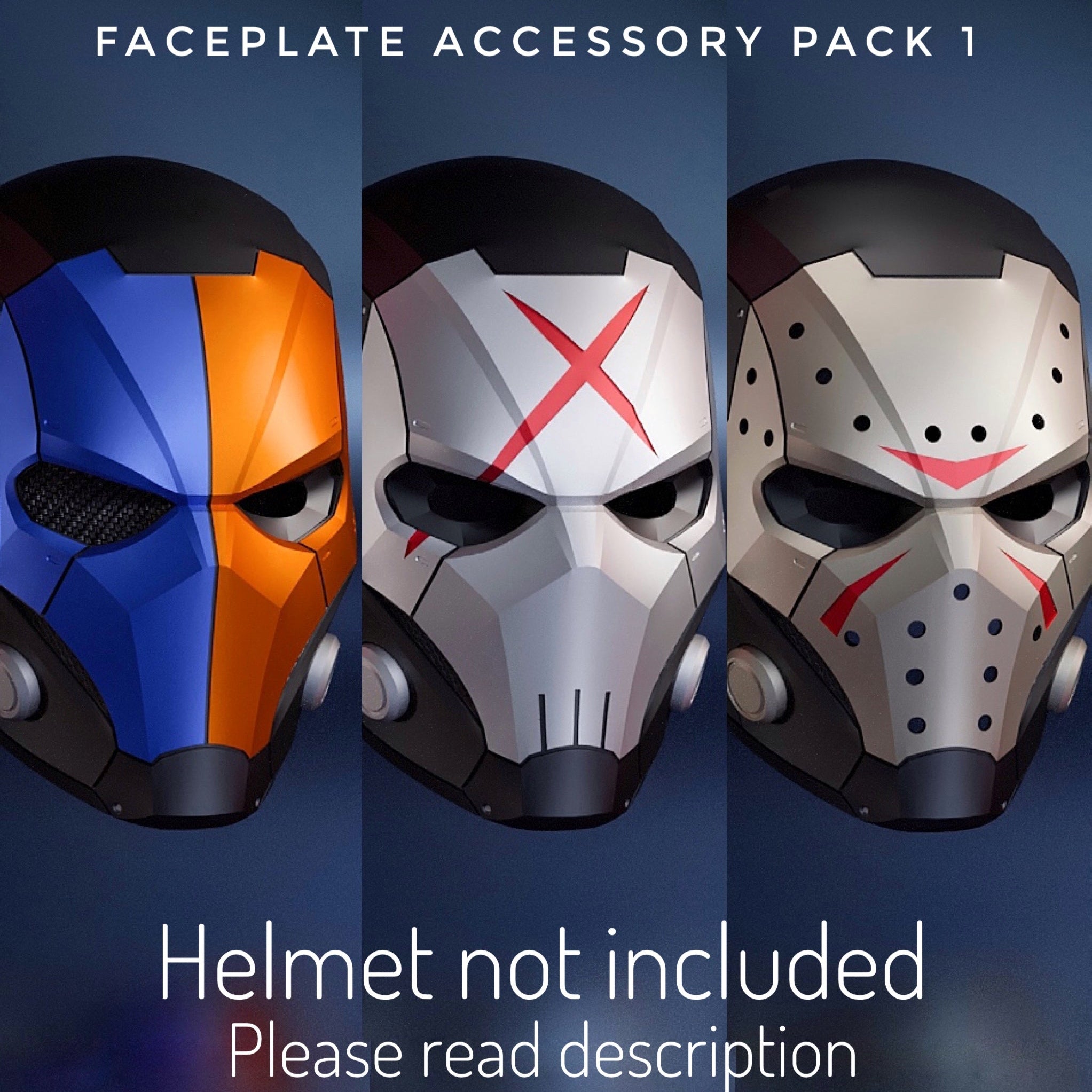 Merc Face Pack 1: 3D Accessory Print File
