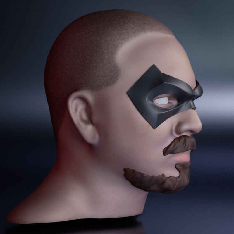 Vigilante Domino Mask: Wearable 3D Print File