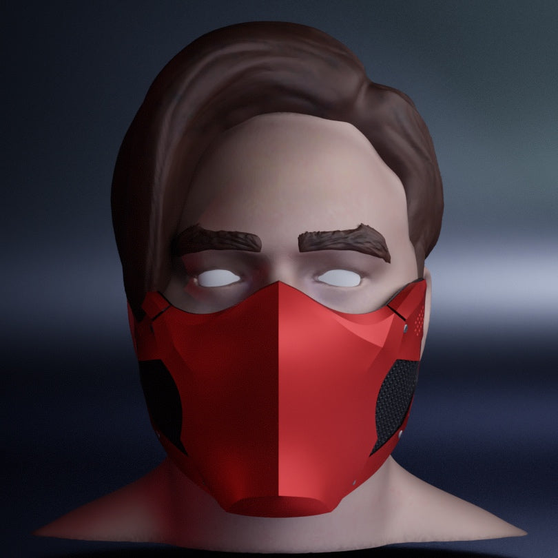 Ronin Mask: Wearable 3D Print File