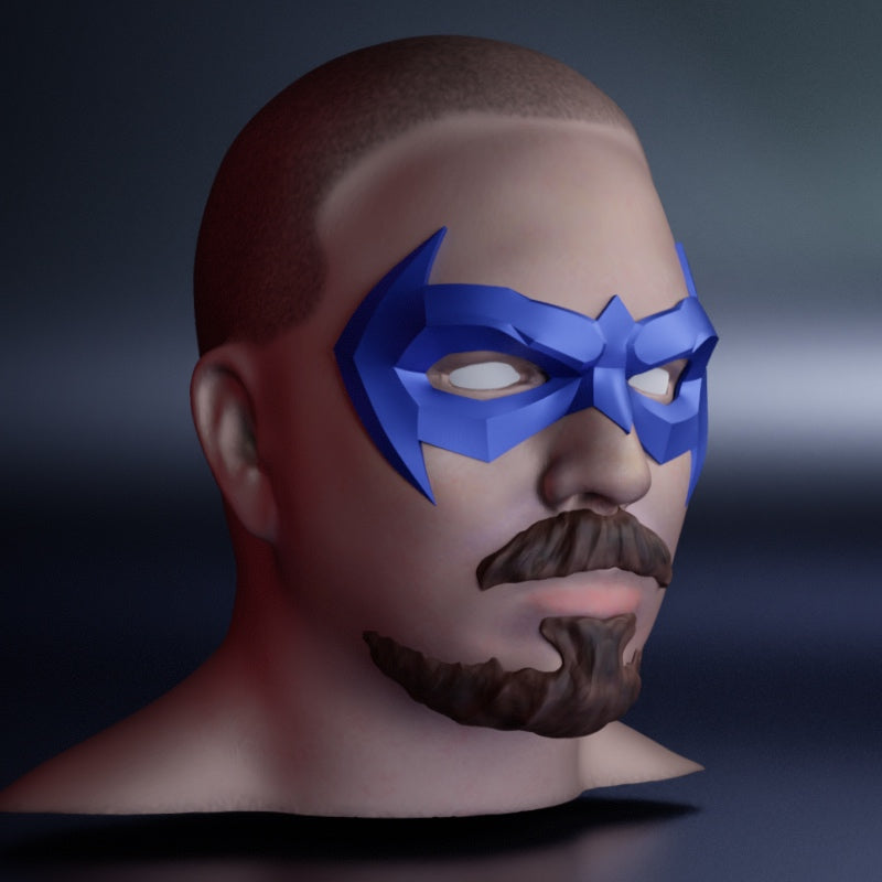 Mateo Domino Mask: Wearable 3D Print File
