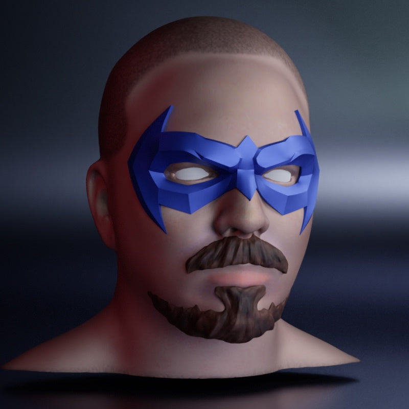 Mateo Domino Mask: Wearable 3D Print File