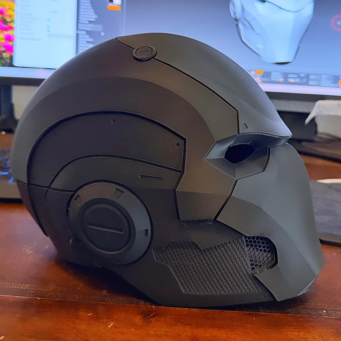 Raw 3d Printed Helmets