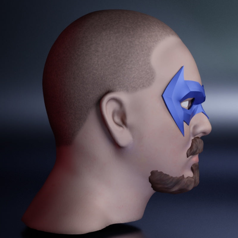 Mateo Domino Mask: Wearable 3D Print File