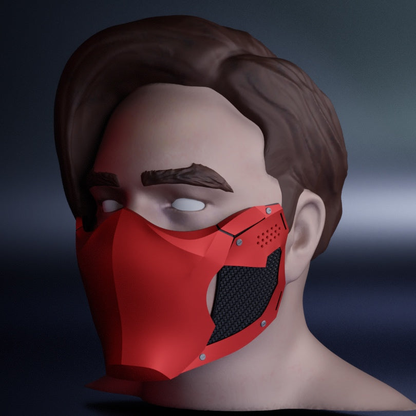 Ronin Mask: Wearable 3D Print File