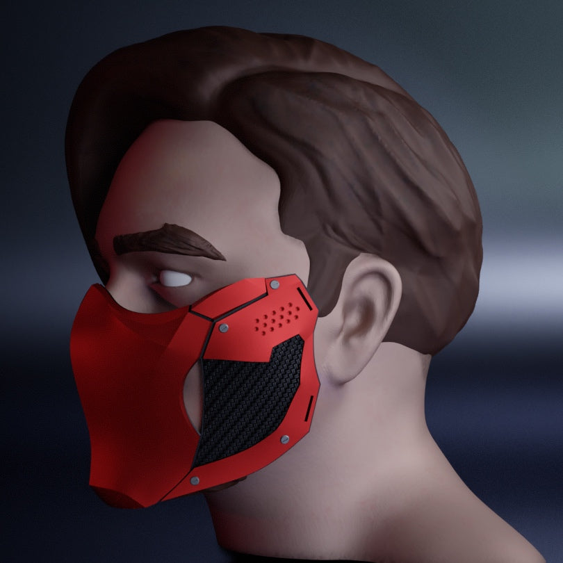 Ronin Mask: Wearable 3D Print File