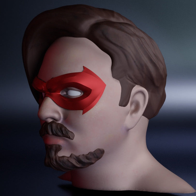 Ronin Domino Mask: Wearable 3D Print File