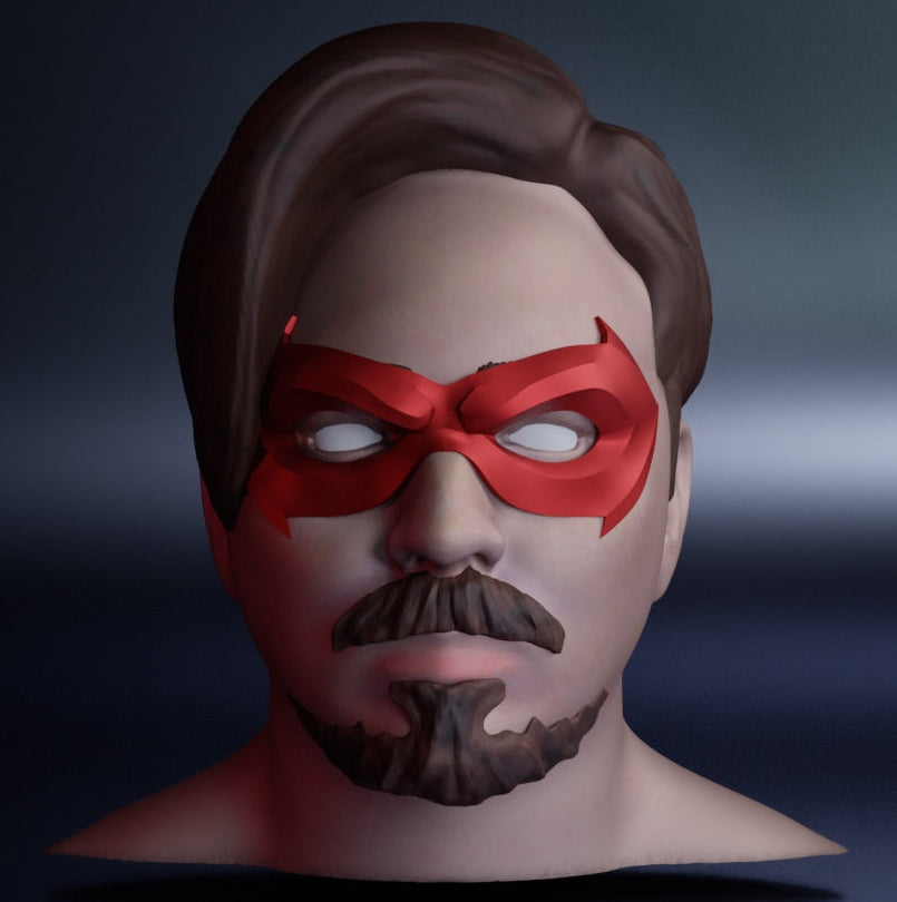 Ronin Domino Mask: Wearable 3D Print File
