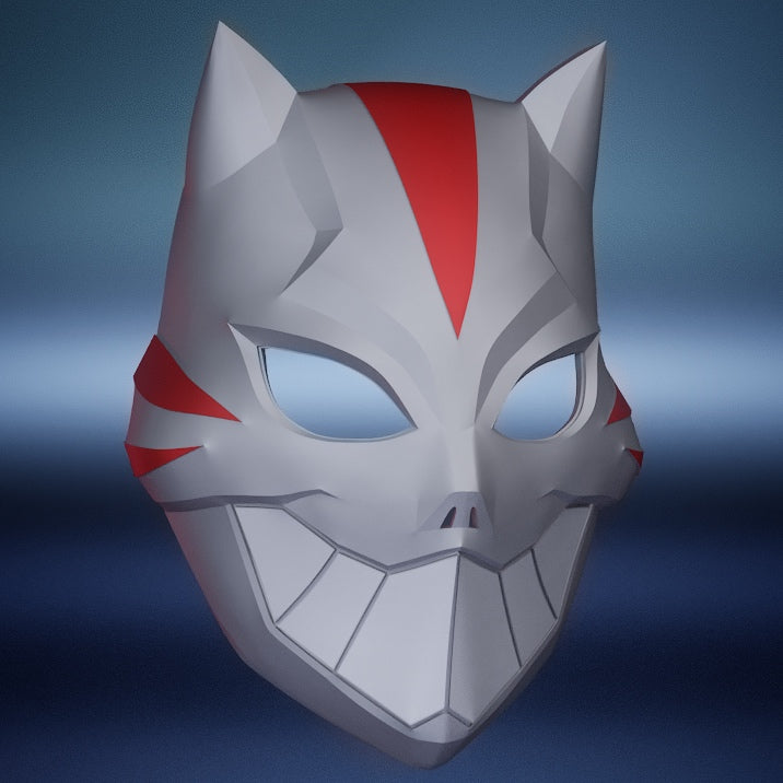 Young Justice Cheshire Mask: Wearable 3D Print File