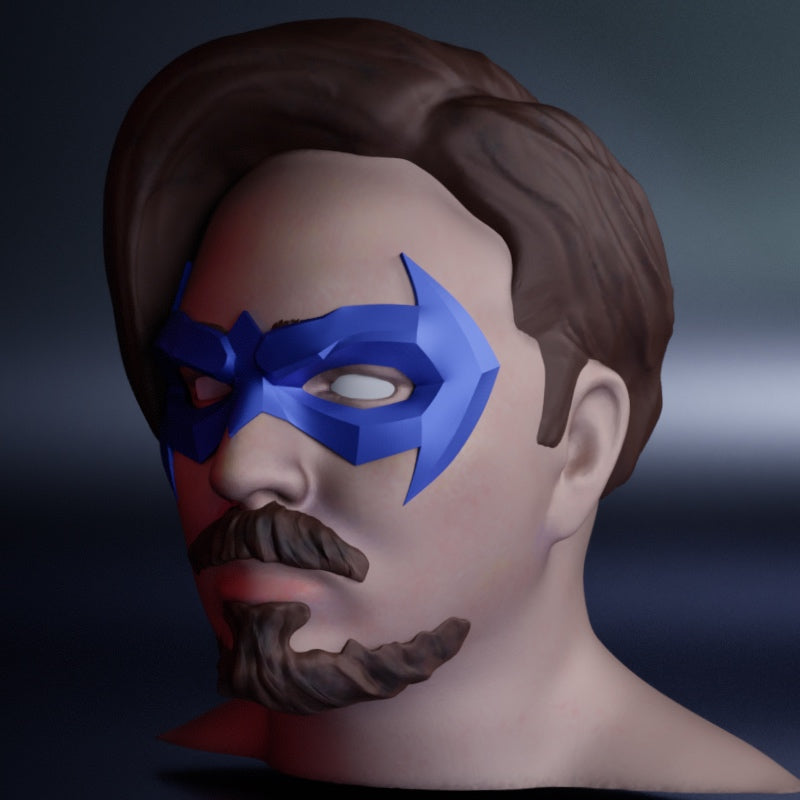 Mateo Domino Mask: Wearable 3D Print File